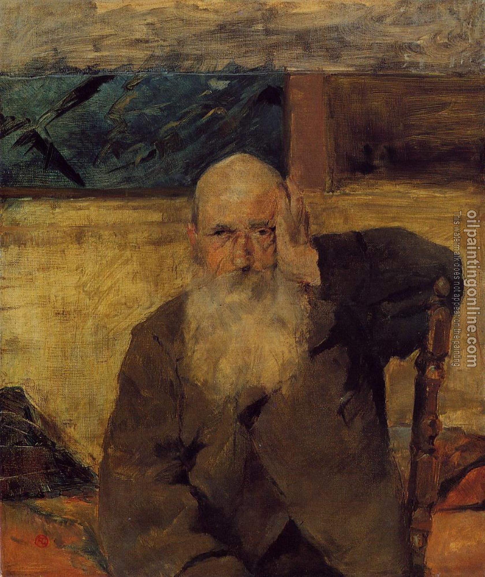 Toulouse-Lautrec, Henri de - Old Man at Celeyran